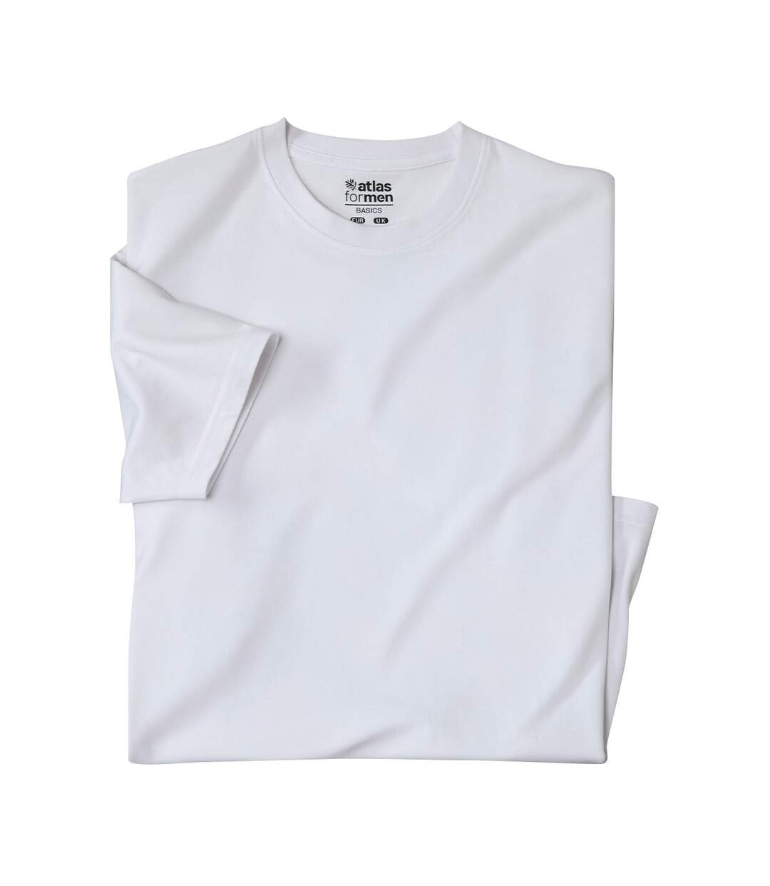 4er-Pack einfarbige T-Shirts in Weiß-1