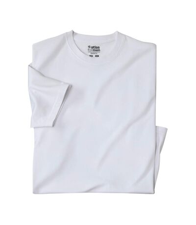 4er-Pack einfarbige T-Shirts in Weiß