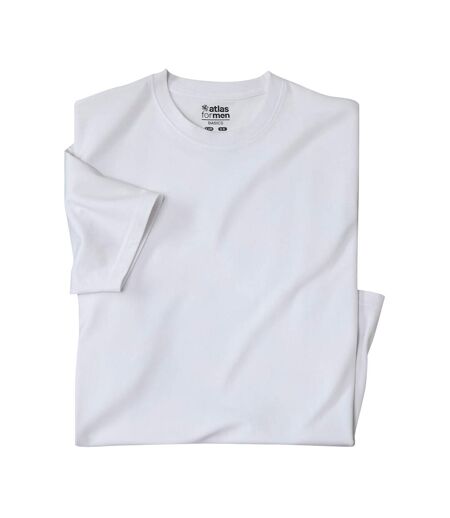4er-Pack einfarbige T-Shirts in Weiß