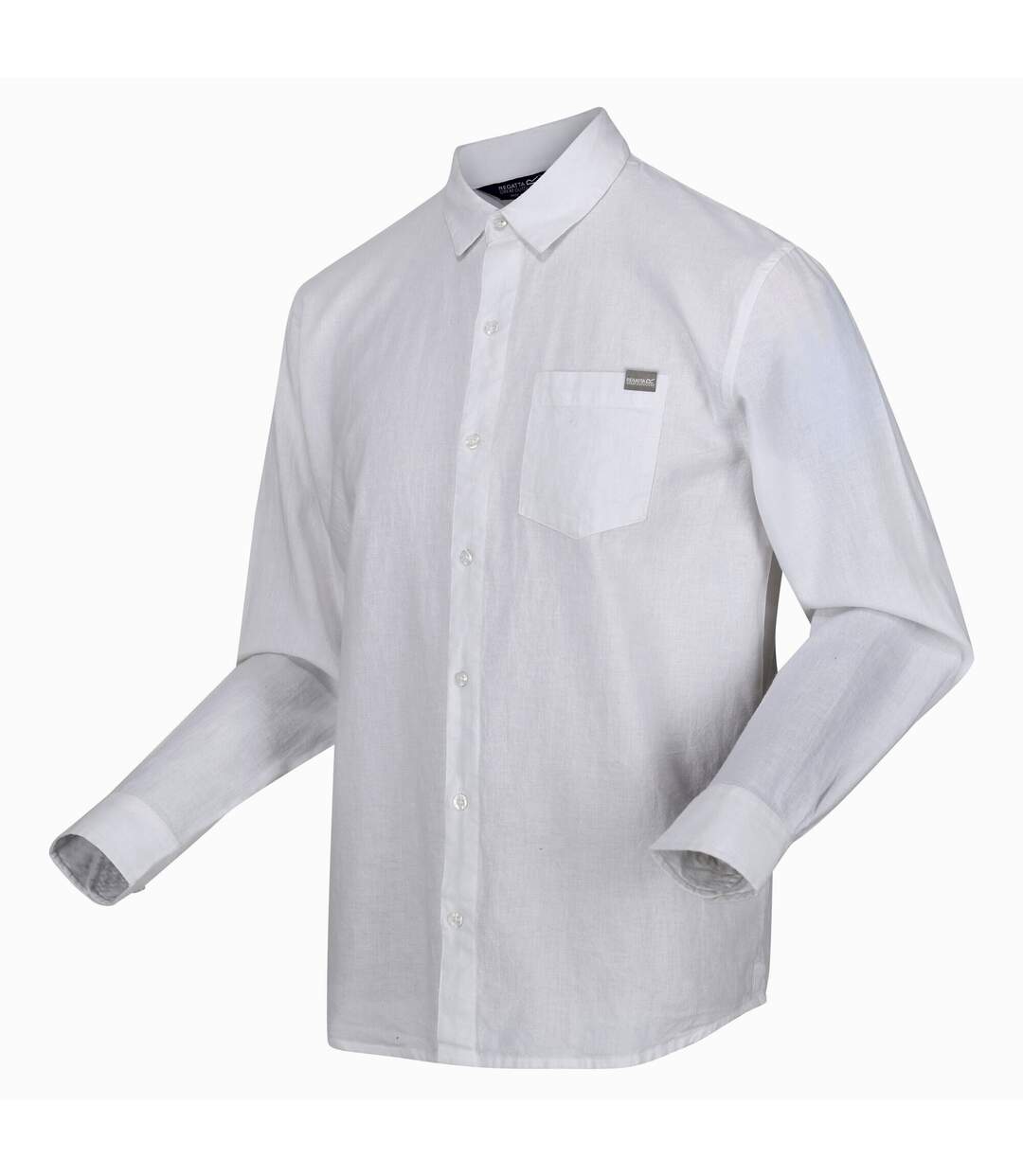 Mens babbinswood linen shirt white Regatta