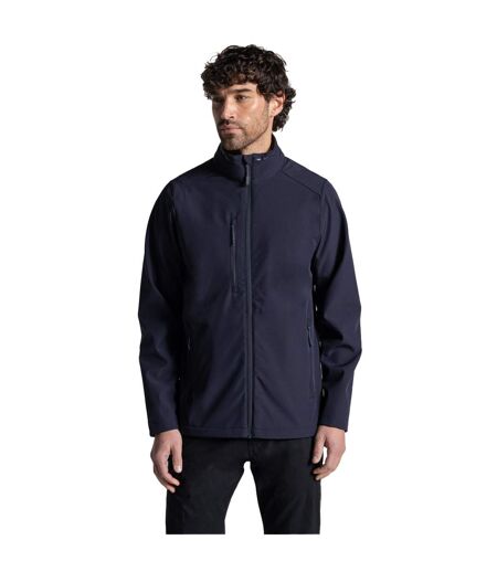 Mens Kiwi 3 Layer Soft Shell Jacket Navy Craghoppers Expert