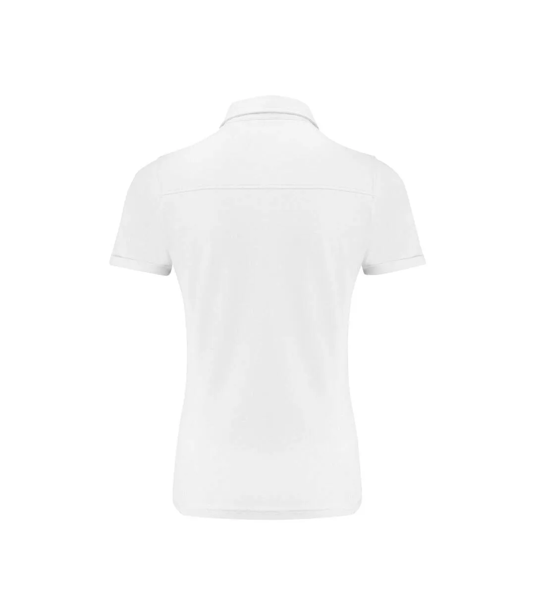 Womens/ladies American Supreme Polo Shirt White James Harvest-2
