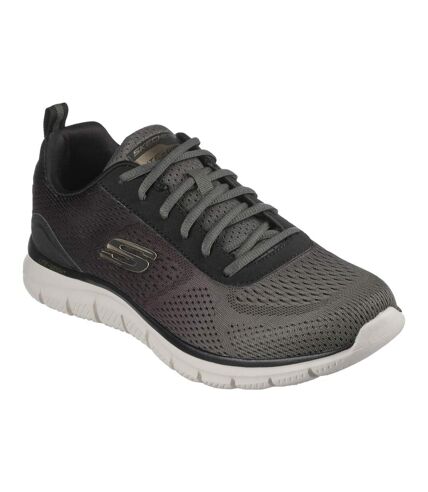 Mens track ripkent trainers grey/black Skechers