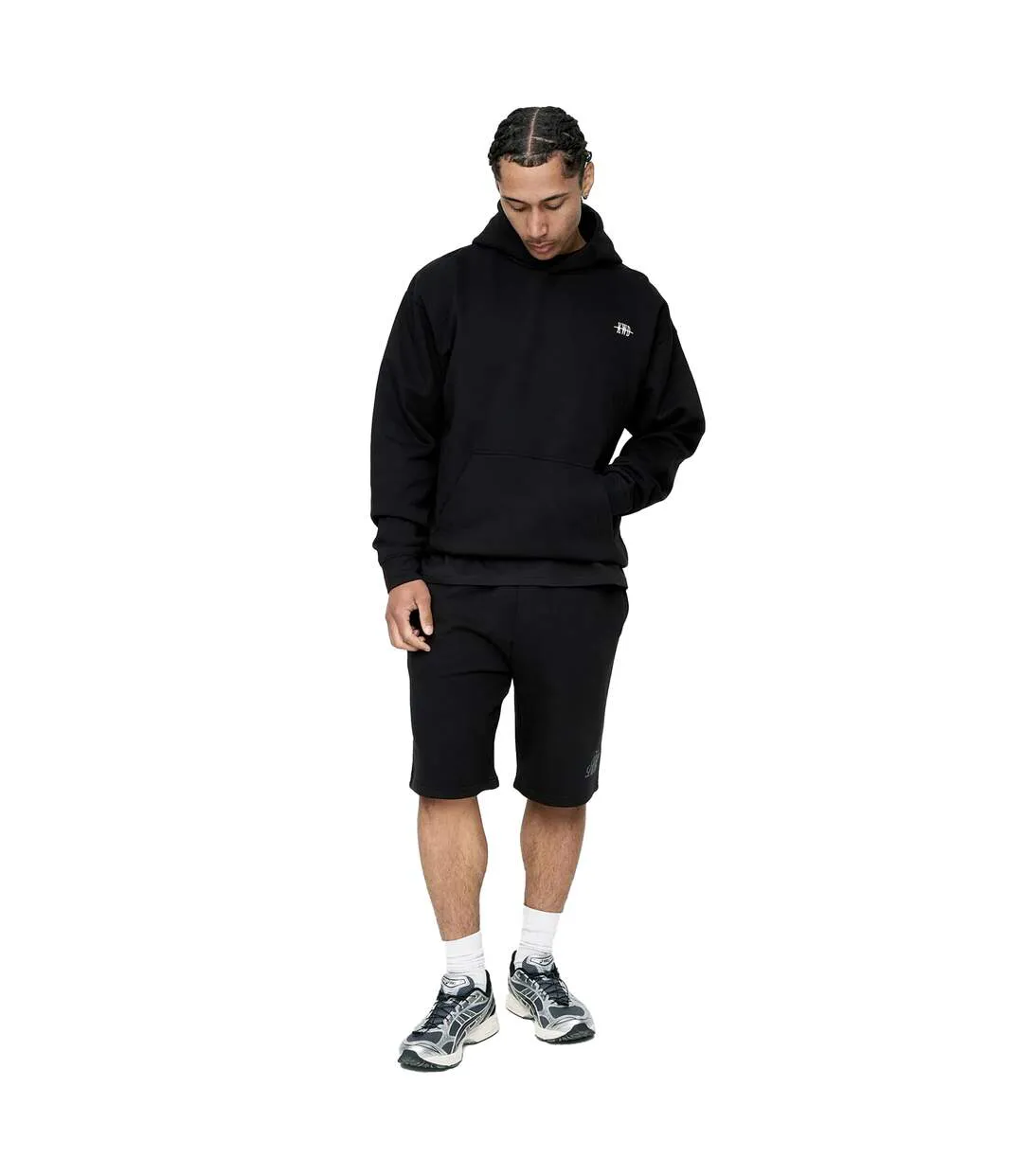 Mens Studio Butterfly Back Print Hoodie Black Kings Will Dream-1