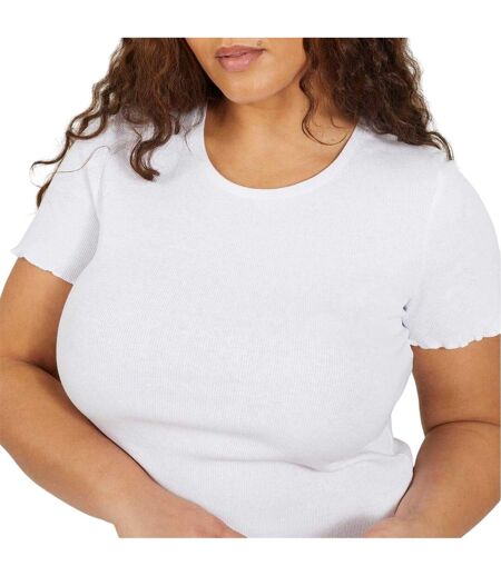 Robe Courte Femme Blanc Brave Soul
