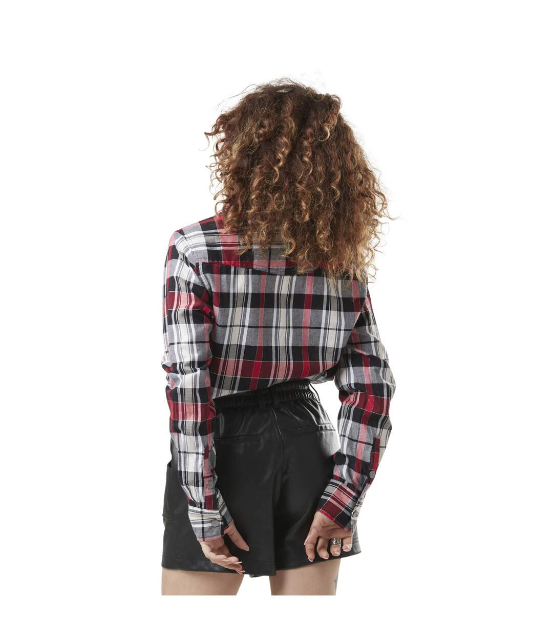 Chemise femme à carreaux tissés en coton Woven Checks Vondutch