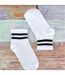 12 Pack Ladies Ankle Cotton Striped Socks-3