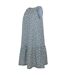 Womens/ladies Orla Kiely Ii Sleeveless Summer Dress Blue Regatta-4