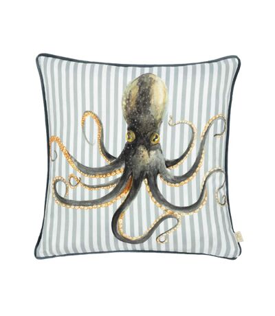 Salcombe piped octopus cushion cover 43cm x 43cm multicoloured Evans Lichfield