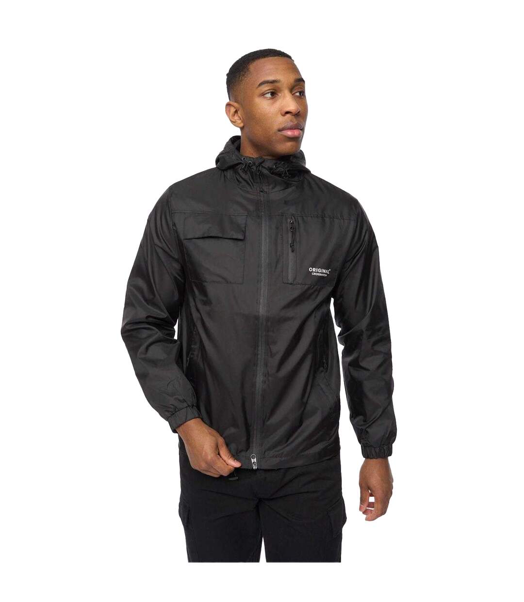 Veste Utilate Homme Noir Crosshatch-2