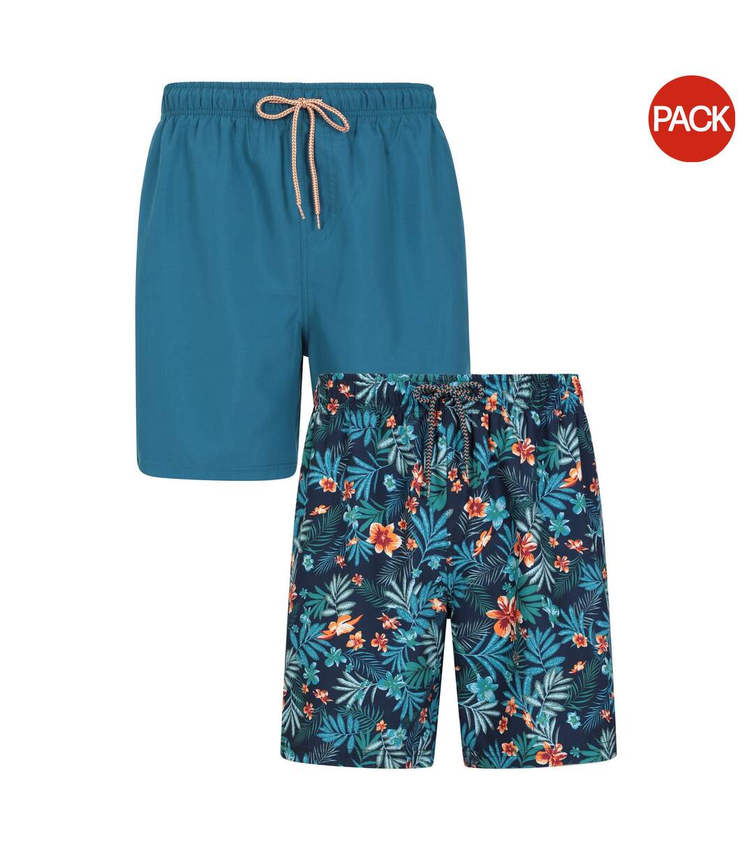 Shorts de bain aruba homme bleu pétrole Mountain Warehouse-1