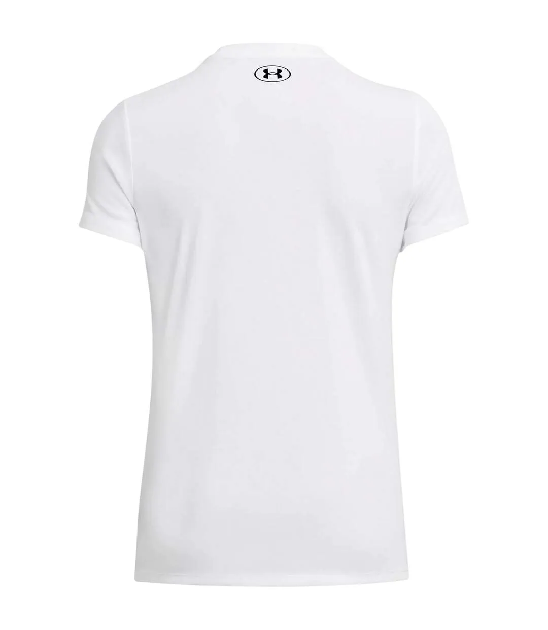 T-shirt Tech Femme Blanc Noir Under Armour-3