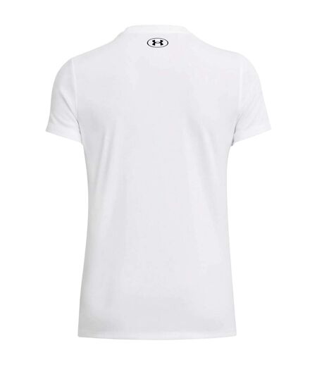 T-shirt Tech Femme Blanc Noir Under Armour
