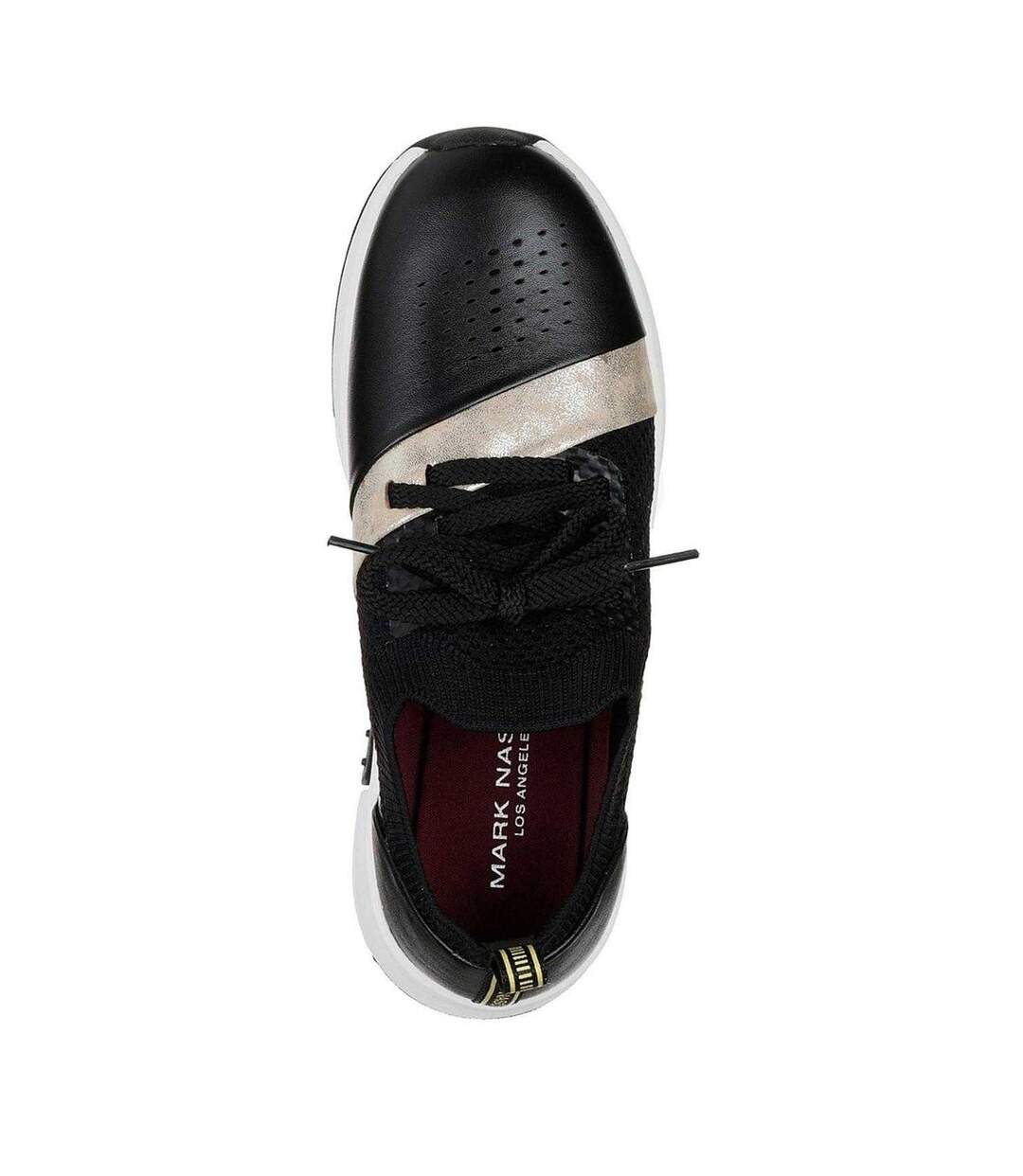 Baskets Modern Jogg Femme Noir Jaune Or Skechers-4