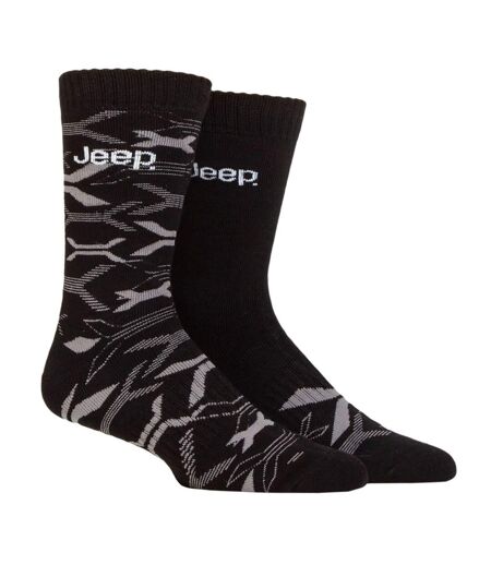 2 Pairs Breathable Cushioned Bamboo Work Boot Socks - Heavy Duty Ribbed Socks