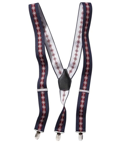 Patterned Suspenders Set