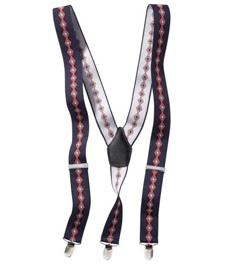 Patterned Suspenders Set