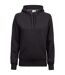 Tee Jays Womens/Ladies Hooded Sweatshirt (Black)