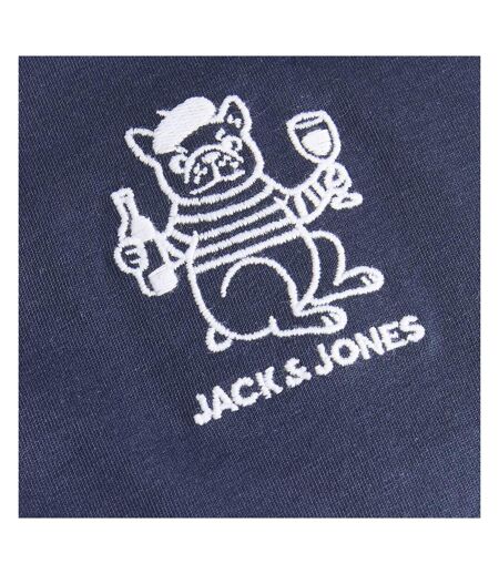 T-Shirt marine homme jack & jones jordog