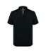 Mens Contrast Striped Golf Polo Shirt Black Slazenger-2