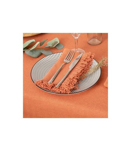 Lot de 2 Serviettes de Table Maha 40cm Terracotta