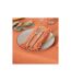 Lot de 2 Serviettes de Table Maha 40cm Terracotta-2