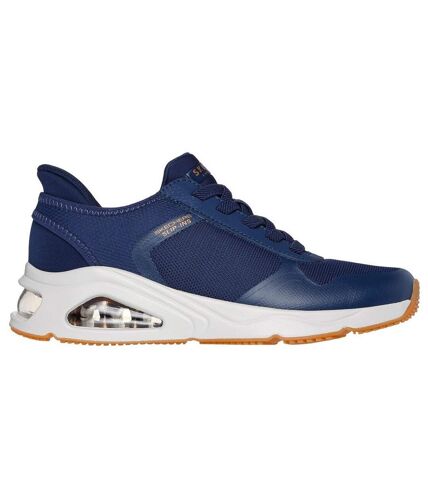 Womens/ladies tres-air uno easy steppers trainers navy Skechers