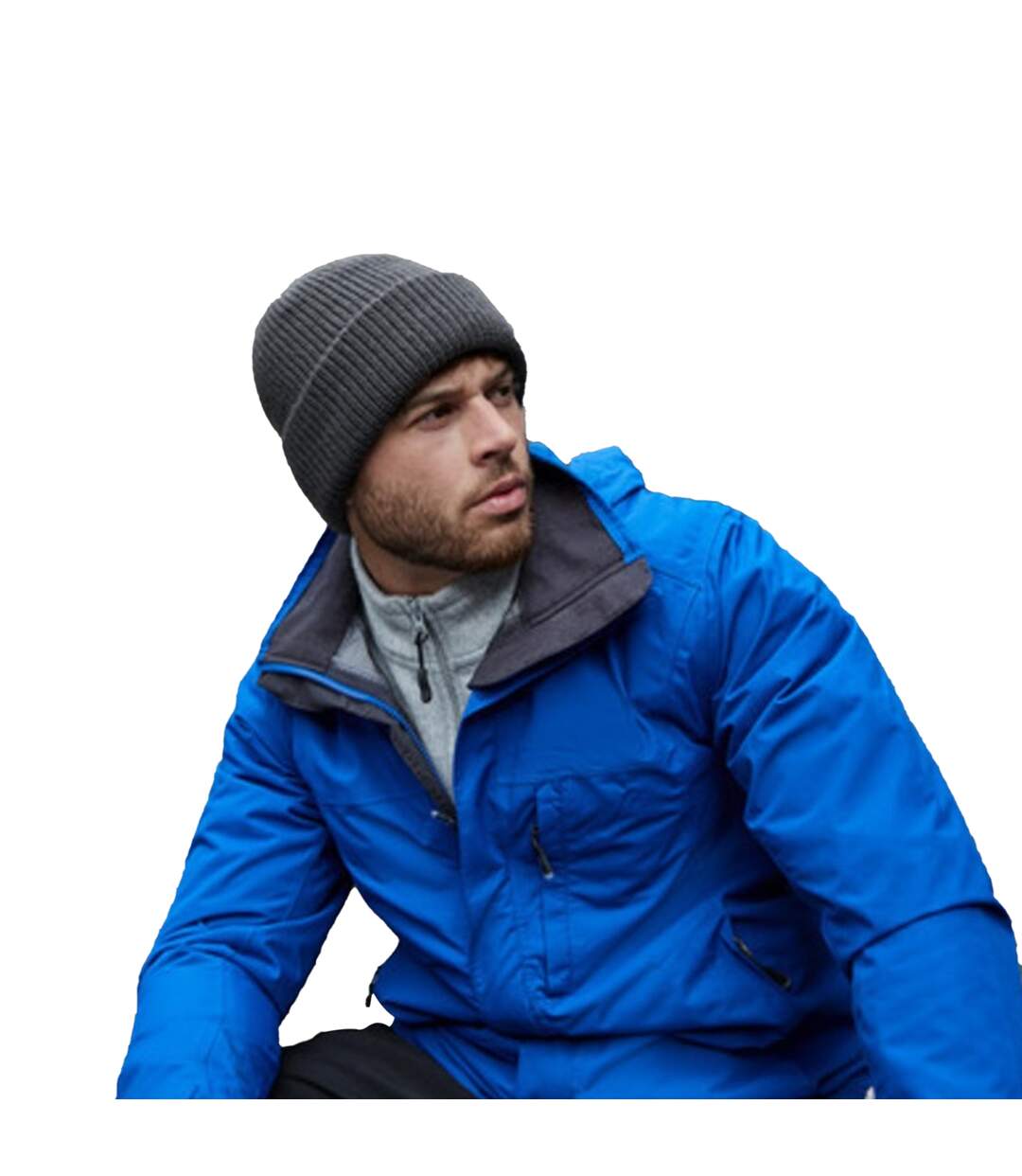 Beechfield Unisex Adult Water Repellent Beanie (Graphite Grey) - UTRW8316-3