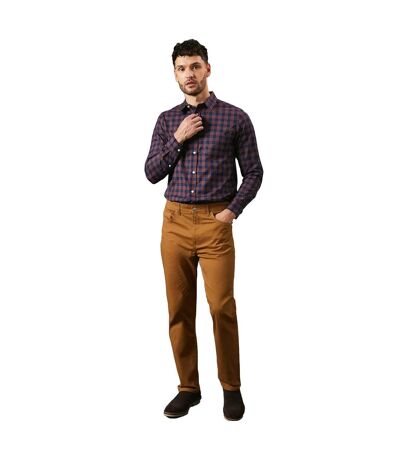 Jean Homme Marron Jaune Maine