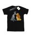 Disney - T-shirt LADY AND THE TRAMP DISTRESSED KISS - Femme (Noir) - UTBI17959-1
