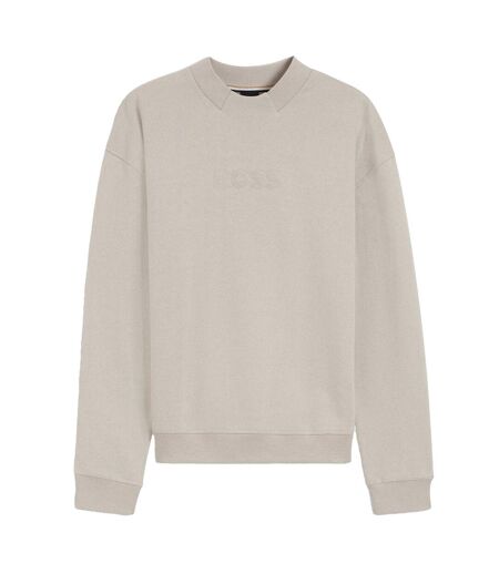 Sweat Motif/style Logo Fashion Homme Gris Clair Boss