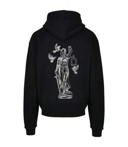 Sweat À Capuche Justice Homme Noir Mister Tee