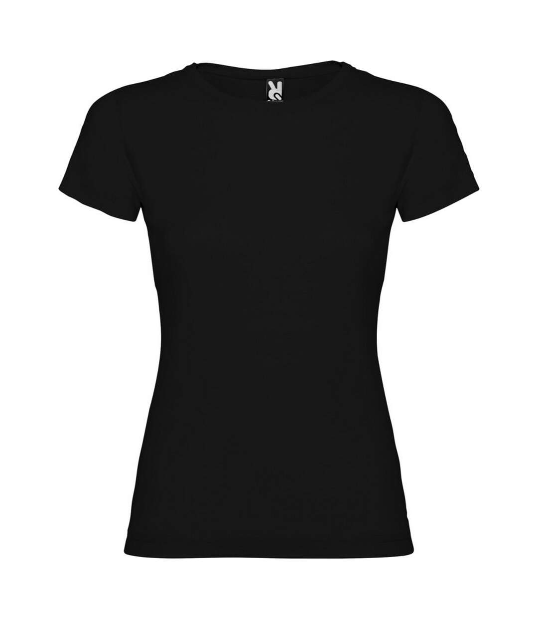 T-shirt jamaica femme noir Roly