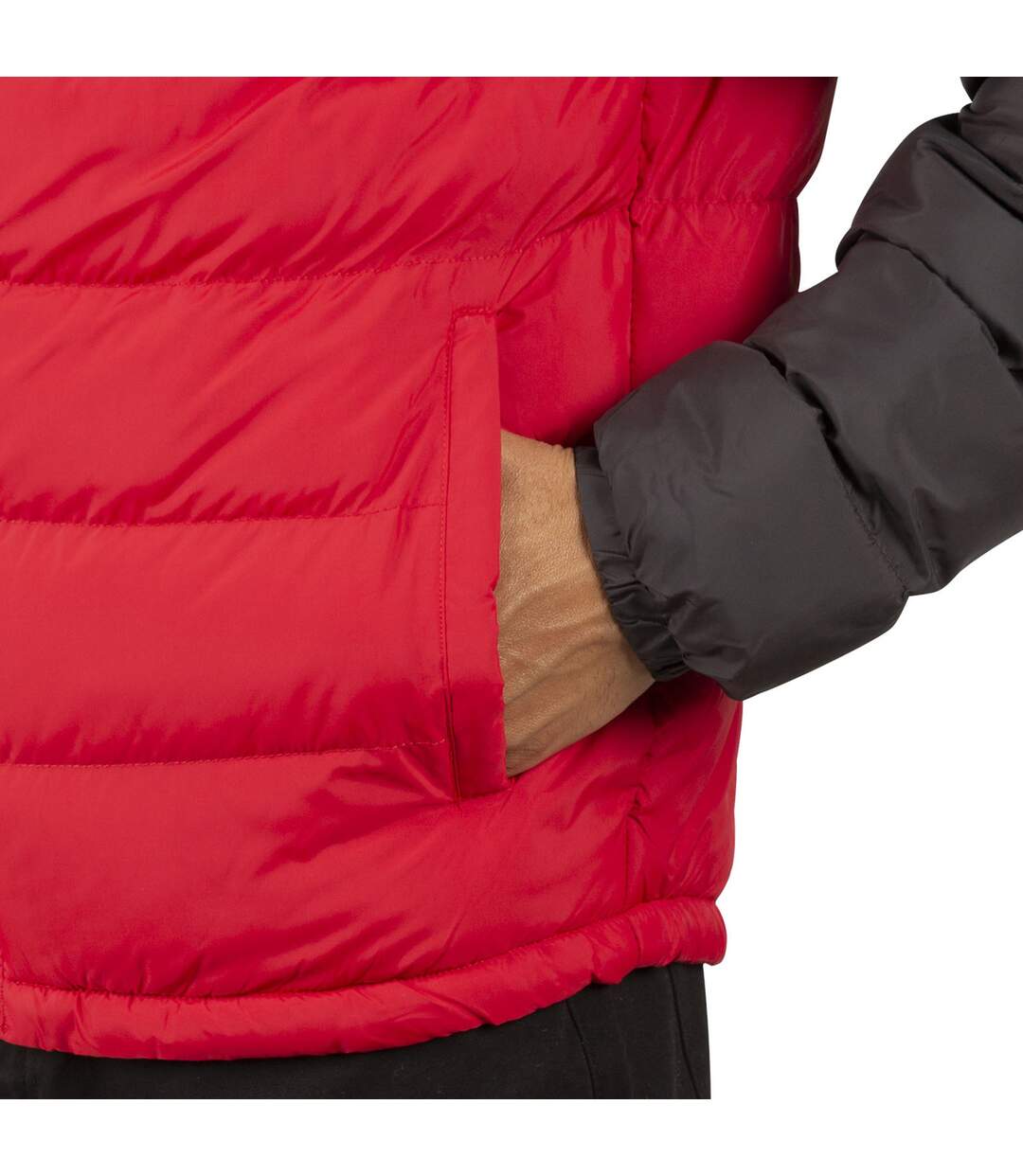 Mens oskar padded jacket red Trespass