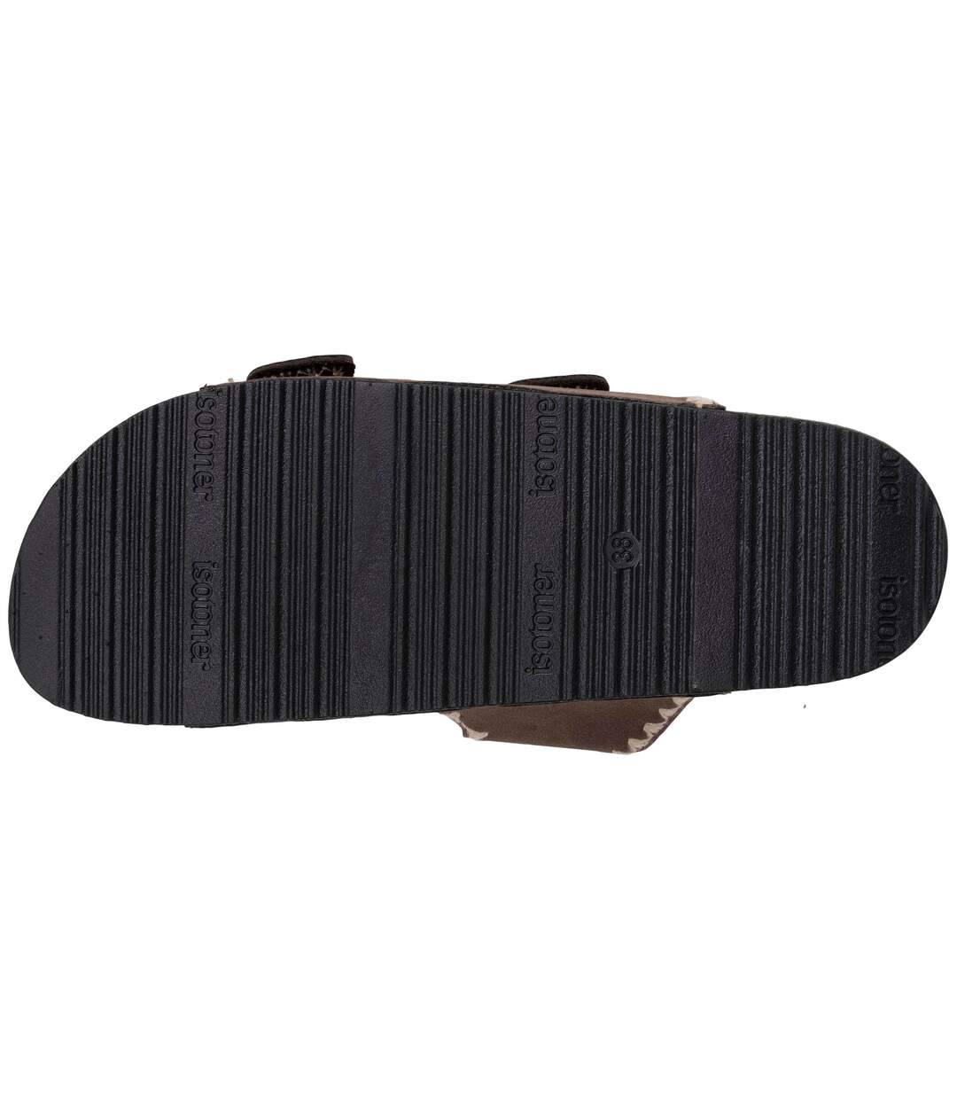 Isotoner Sandales femme à doubles bride, semelle intérieur patch talon ultra confortables-5