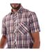 Chemise Motif/style À Carreaux Kenora Homme Orange Trespass-4