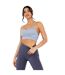 Haut Court Sport Femme Bleu Missy Empire-1