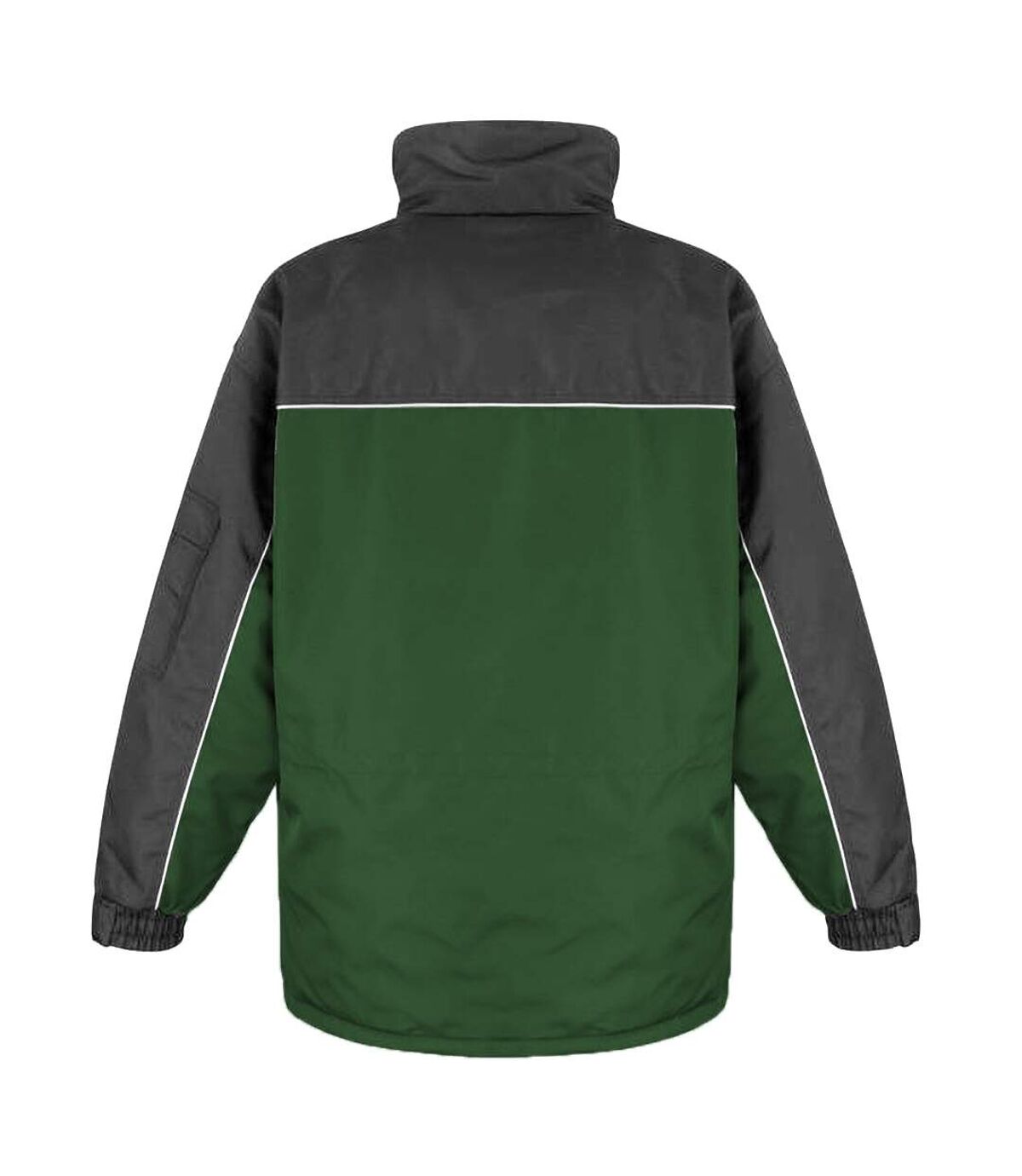 Result Mens Workwear Heavy Duty Water Repellent Windproof Combo Coat (Bottle Green/Black)