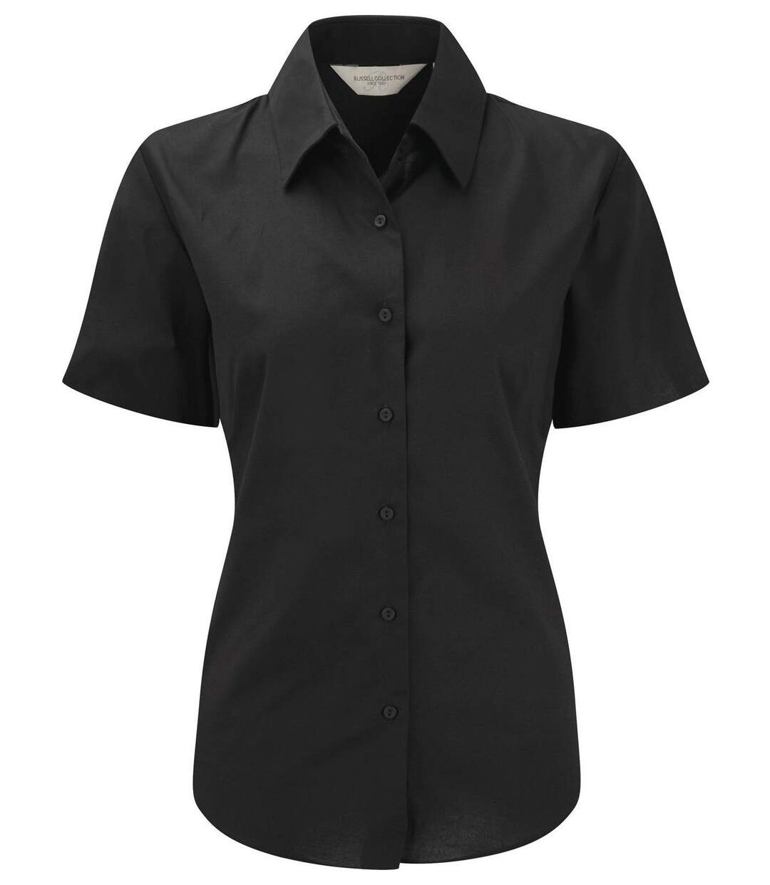 Chemise manches courtes - Femme - RU933F - noir-1