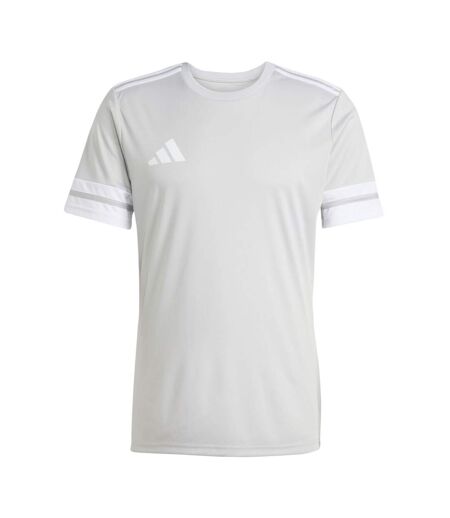 T-shirt Squadra Homme Blanc Gris Argenté Adidas