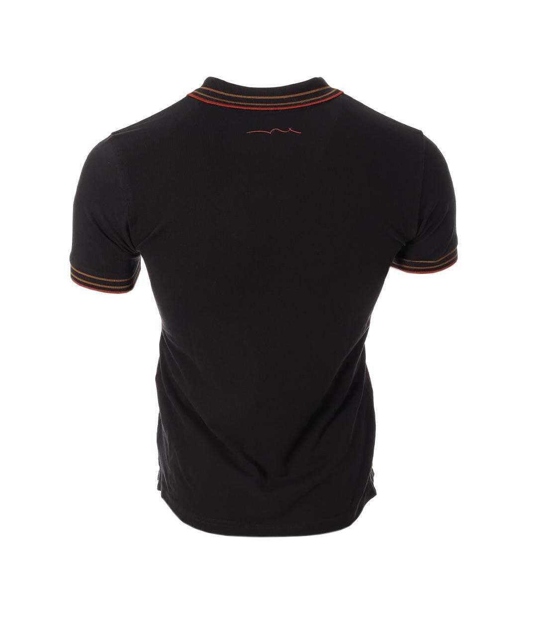 Polo noir/rouge/orange homme teddy smith pasian - l-2