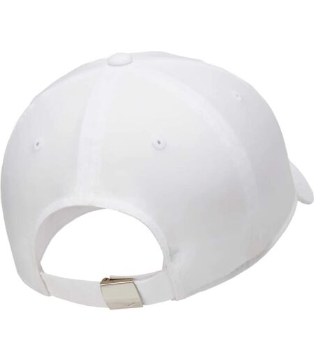 Casquette De Baseball Motif/style Swoosh Métallique Df Club Adulte Blanc Nike