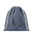 Atlanta Twin Handle Drawstring Bag One Size Heather Blue SOLS-2