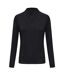 Womens/ladies Full Zip Fitness Track Jacket Black Slazenger-2