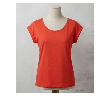Tee-shirt MAYFLOWER DELHI1 sans manches : l'éclat vitaminé en coton flammé