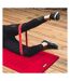 Elastique de sport rouge 10kg fourreau + qrcode-2
