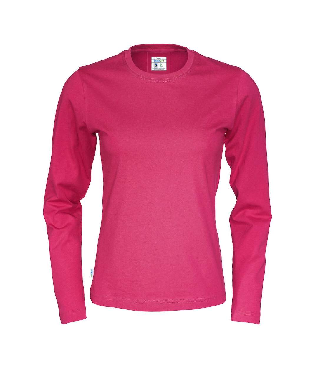 Cottover Womens/Ladies Long-Sleeved T-Shirt (Dark Cerise)