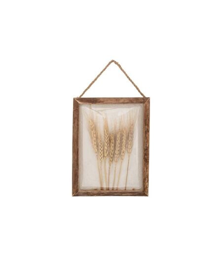 Déco Murale Bombée Blés Jonas 34cm Marron