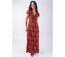 Robe longue chic et féminine MARBELLA motif ethnique baroque Coton Du Monde-4