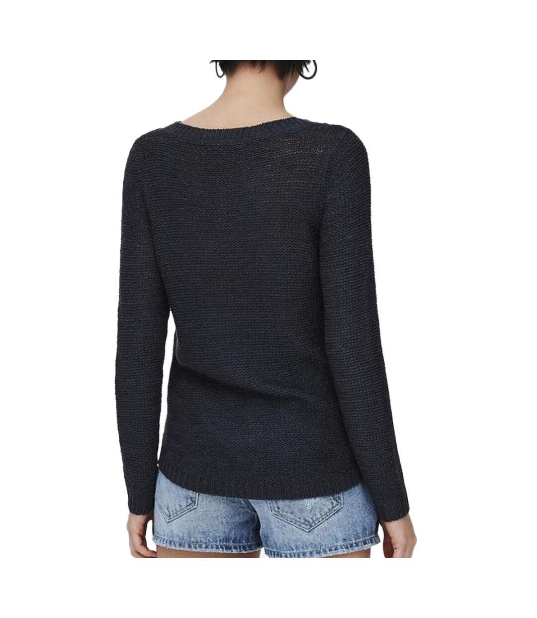 Pull gris femme only geena xo - l-2